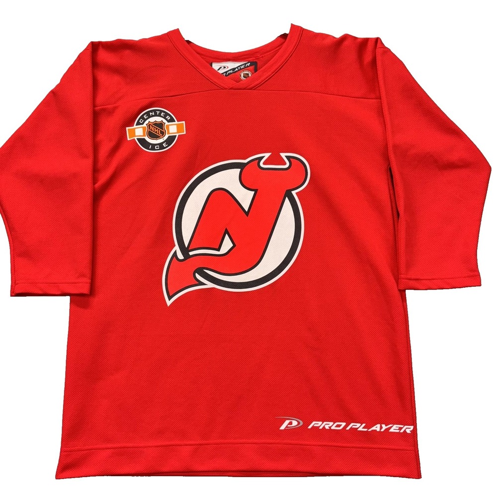 Vintage New Jersey Devils Hockey Jersey Mens XXL Red NHL Pro Player 90s